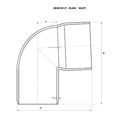 SWR Plain Bend - 87.5°